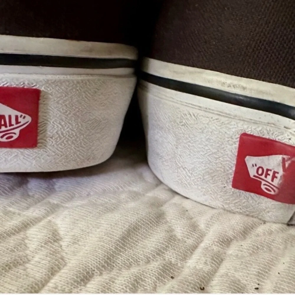 VANS ERA Black and White Checkerboard with Black Toe CUSTOMS Men’s 11 - Picture 6 of 10